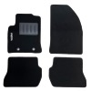 Kit 4 Tapis de sol Auto pour FORD FIESTA de 2005 à 2008, sigle fiesta, moquette noire, Neuf