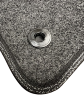 Kit 4 Tapis de sol Auto pour RENAULT CLIO V depuis 2019, avec sigle CLIO, avec CLIPS, Neuf