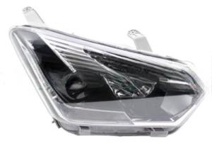 Phare Optique avant droit pour ISUZU D-MAX II phase 2 2017-2023, H11+HB3, LED, fond noir, Neuf