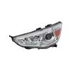 Phare avant gauche pour MITSUBISHI ASX 2010-2012, H11+HB3, pr�dispos� pour r�glage �lectrique, parabole chrom�e, Neuf