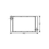 Radiateur de refroidissement moteur pour MINI MINI R58 COUPE 2011-2016, OEM: 17112751275, Neuf