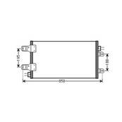 Condenseur de Climatisation pour RENAULT MASTER III ph.1 2010-2014, OEM: 921007845R, Neuf