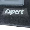 Tapis de sol Auto pour PEUGEOT EXPERT II, 2007-2016, avec sigle EXPERT, moquette noire et clips, Neuf