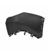 Crosse droite de pare-chocs arrire pour PEUGEOT 408 depuis 2022, noire lisse, Neuve  peindre