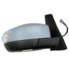 Rétroviseur droit électrique pour FORD C-MAX depuis 2015, rabattable, dégivrant, avec feu de courtoisie, avec sonde, 10 pin, Neuf à peindre
