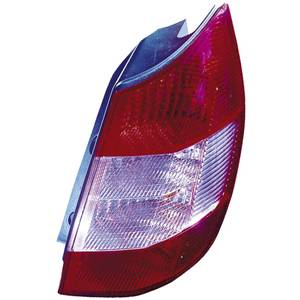 Feu arrière droit pour RENAULT SCENIC II phase 1, 2003-2006, (rouge/rose), Neuf