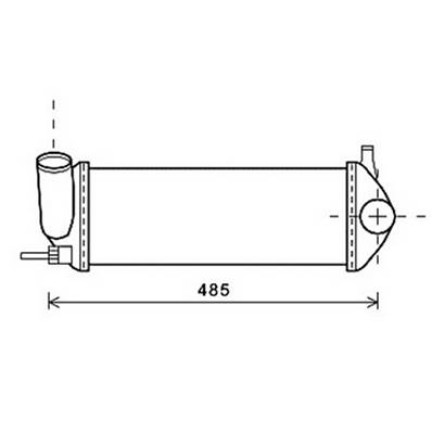 Intercooler pour RENAULT KANGOO II ph.1 2008-2013, OEM: 8200427469, Neuf