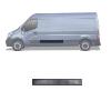 Moulure baguette centrale sur porte latérale gauche pour RENAULT MASTER III phase 1, 2010-2014, châssis moyen/long, Noire 146.5, Neuve