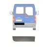 Moulure baguette arrière sur porte arrière gauche pour RENAULT MASTER III phase 3, depuis 2019, Noire 87 cm, Neuve