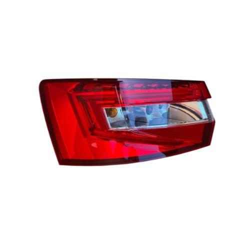 Feu d''aile arrière gauche pour SKODA SUPERB III phase 1 2015-2019, avec porte-lampe, LED, montage Varroc, Neuf