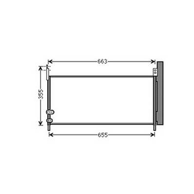 Condenseur de Climatisation pour TOYOTA AURIS 2011-2012, OEM: 8846047150, Neuf