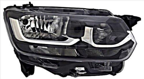 Phare optique gauche pour TOYOTA PROACE CITY depuis 2019, H1+H7, électrique, avec moteur, feu de jour, W21-5W, Neuf
