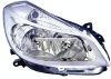 Phare Optique avant droit pour RENAULT CLIO 3 phase 1 H7+H7 Chrome de 2005 à 2009