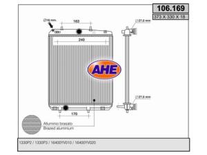Radiateur de refroidissement pour CITROEN C1, 2005-2008, moteur diesel 1.4 HDi (54 ch), Neuf