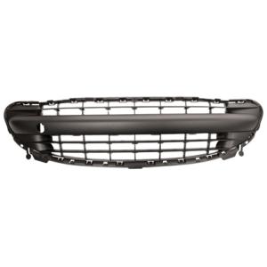 Grille de calandre centrale pour PEUGEOT 207 phase 1, 2006-2009, noire, pare chocs avant, Neuve