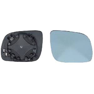 Miroir Glace rétroviseur droit pour AUDI A3 I phase 1, 1996-2000, (petit modèle), bleu, à clipser