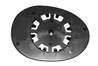 Miroir Glace rétroviseur gauche pour TOYOTA AYGO I phase 1, 2005-2008, à clipser, Neuf