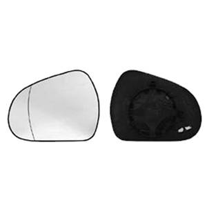 Miroir Glace rétroviseur gauche pour PEUGEOT 207 CC ph.2, 2009-2015 dégivrant, asphérique, à clipser