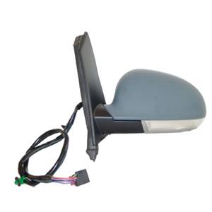 Rétroviseur gauche électrique pour VOLKSWAGEN GOLF PLUS phase 1, 2005-2009, dégivrant, rabattable électriquement, feu