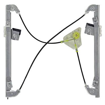 Lève vitre électrique avant gauche pour VOLKSWAGEN POLO IV phase 2 2005-2009, sans moteur, confort, Mod. 5 portes, Neuf