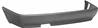 Pare chocs arrière pour AUDI 80 B3 1986-1991, Noir, Neuf