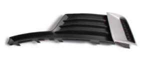 Grille pare-chocs avant gauche pour AUDI A3 III phase 2 2016-2020, noire, alluminium, Neuve