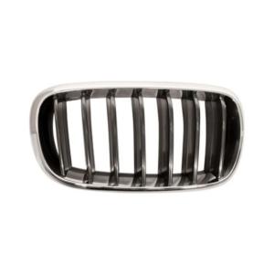 Grille radiateur droite pour BMW X5 F15 2014-2018, chromée/noire, mod. BASIS, Neuve