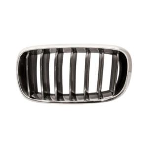 Grille radiateur gauche pour BMW X5 F15 2014-2018, chromée/noire, mod. BASIS, Neuve