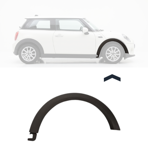 élargisseur d'aile avant droite pour MINI F55/F56 2014-2021, ONE/COOPER, Noir, Neuf