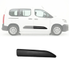 Moulure latérale avant droite pour OPEL COMBO V E depuis 2018, noire, avec clip de montage, Neuve
