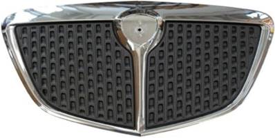 Grille radiateur centrale pour LANCIA YPSILON I ph. 2 2006-2008, Mod. Or, Neuve