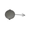 Cache-crochet de remorquage avant pour MERCEDES SPRINTER II phase 2 (W906), 2013-2018, noir gaufr, Neuf
