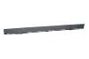 Spoiler pare chocs avant pour SMART FORTWO 2014-2019, inferieure, centrale, noir, gomme, Neuf