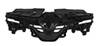 Grille de calandre supérieure pour RENAULT CLIO IV phase 1, 2012-2016, noire, pare chocs avant