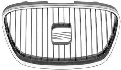 Grille radiateur pour SEAT LEON II ph. 2 2009-2012, avec profil Chrome, Neuve