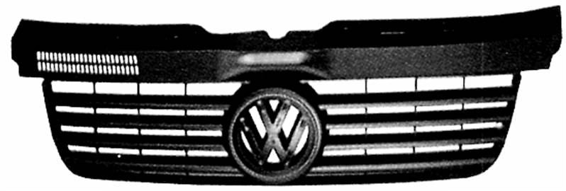 Grille calandre VW T5 Transporteur 04-09 noir brillant