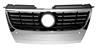 Grille radiateur centrale pour VOLKSWAGEN PASSAT B6 2005-2010, profils noirs, trous radar, Neuve