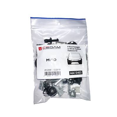 Kit de fixation assemblage Pare chocs avant pour ALFA ROMEO MITO 2008-2016 (Tous modèles), Neuf