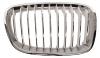 Grille de radiateur avant droite pour BMW SERIE 1 F20 de 2011 à 2015, mod urban, blanche/chromée