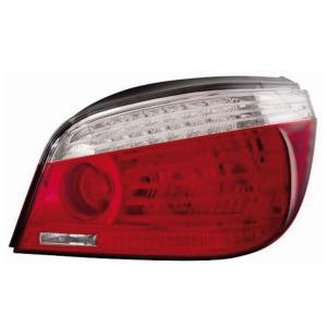 Feu arrière droit pour BMW Serie 5 E60-E61 RY, 2007-2010, Mod. berline, Rouge-Blanc, Neuf