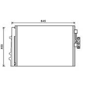 Condenseur de Climatisation pour BMW X3 F25 2010-2015, OEM: 64539216144, Neuf