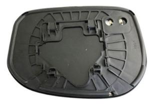 Miroir Glace de rétroviseur gauche pour HONDA JAZZ II phase 1 2008-2011, dégivrant, Neuf