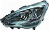 Phare Optique avant gauche pour CITROËN BERLINGO II phase 2, 2012-2015, H4, grand feu clignotant, électrique, Neuf