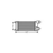 Intercooler pour CITROËN BERLINGO I ph.2 2002-2008, OEM: 0384L9, Neuf