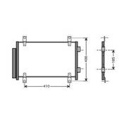 Condenseur de Climatisation pour FIAT DUCATO II ph.2 2002-2006, OEM: 1347842080, Neuf