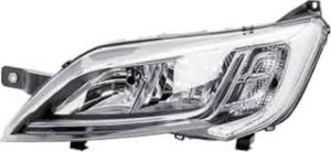 Phare Optique avant gauche pour FIAT DUCATO III phase 2 depuis 2014, chromé, H7+H7, moteur, èlectrique,feu clignotant, Neuf