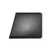 Moulure montant porte avant gauche pour FIAT DUCATO III phase 1, 2006-2014, 23cm, noire, Neuve