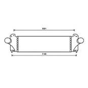 Intercooler pour IVECO DAILY 2011-2014, OEM: 5801526779, Neuf