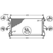 Radiateur de refroidissement moteur pour FIAT DUCATO III ph.1 2006-2014, OEM: 1362917080, Neuf