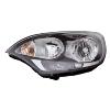 Phare Optique avant gauche pour KIA RIO 2011-2014, corps noir, H1+H7, Neuf